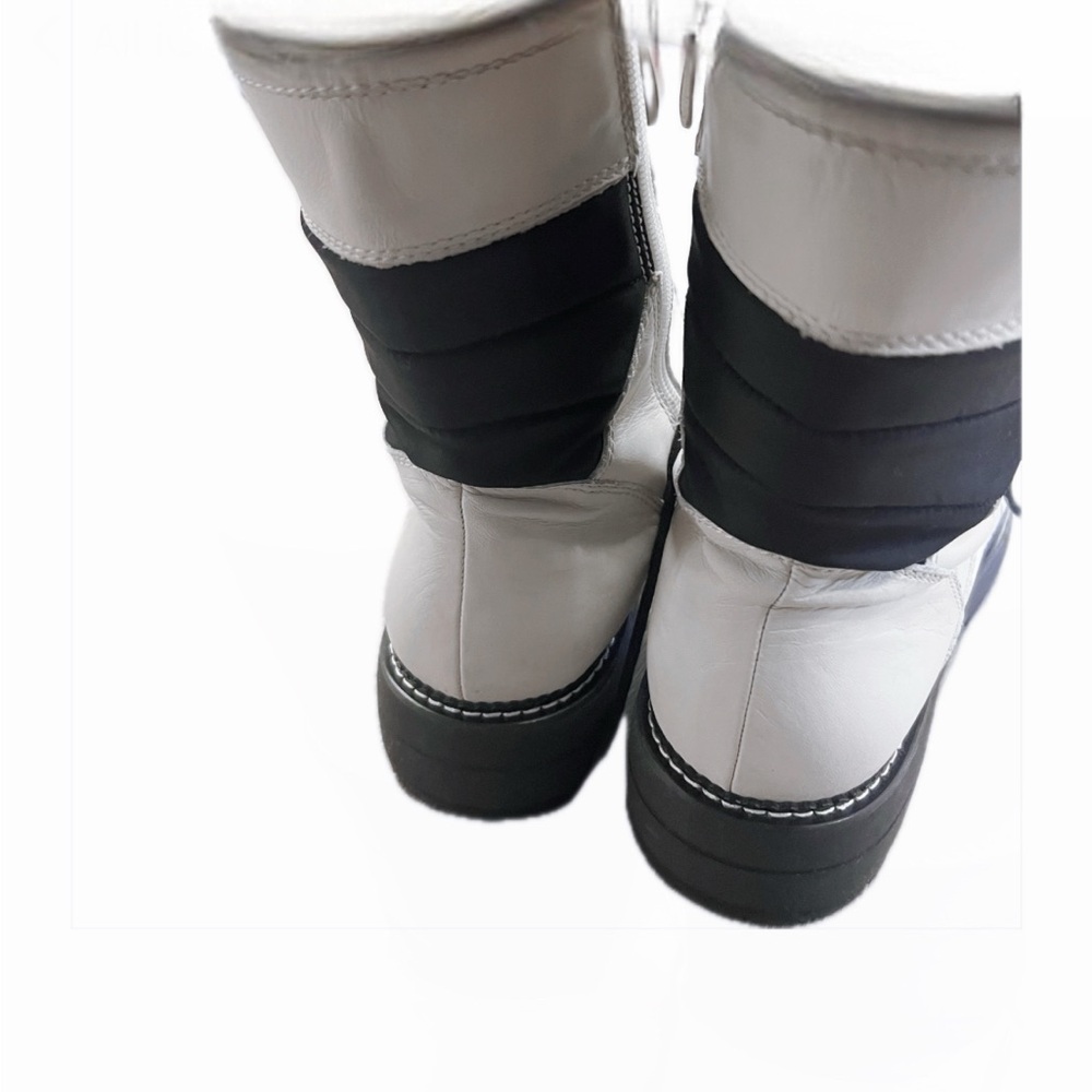 Franco Sarto Rosy Boots . White leather Chelsea boots like new . - Picture 7 of 7